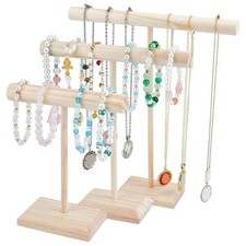 Wooden T-Bar Bracelet Display