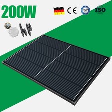 200W 12V Full Black Mono Solar