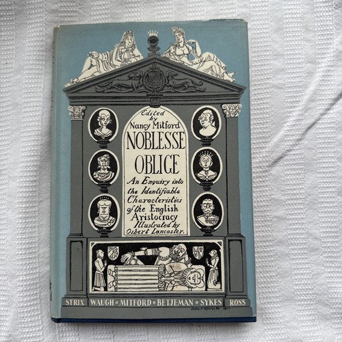 Nancy mitford noblesse oblige - nancy,