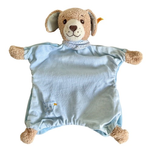 Steiff dog comforter blue boys - steiff,