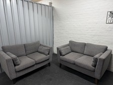 Next 2 & 2 Seater Sofa Set In