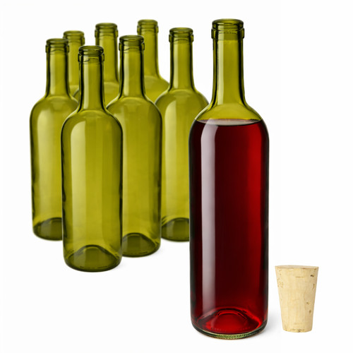 Wine bottle 750 - , glass