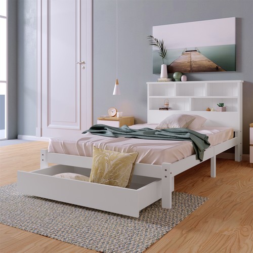 3ft single wooden - wooden, bed