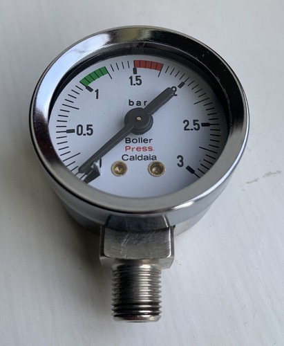 Pavoni pressure gauge chromed - gauge,