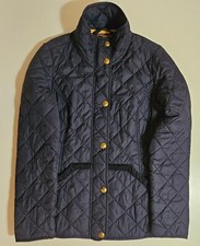 Joules Jacket Womens UK 12 Moredale Quilted Navy Coat 