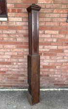 LARGE 78” ANTIQUE FLUTED OAK