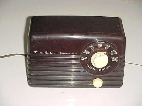 Retro vintage radio teletone - vintage,