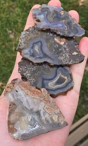 Turkish agate slabs slices mix - slices,