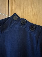 Toast Dress Japanese Indigo Soft Denim Cotton Twill-14 Generous-Beautiful