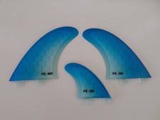 MR TWIN FIN + trailer HEXCOMB CORE surfboard fibreglass set x 3 FCS compatible