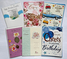 Cousin Birthday Cards Both
