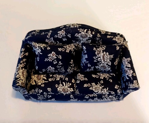 Dolls house navy - dolls, floral