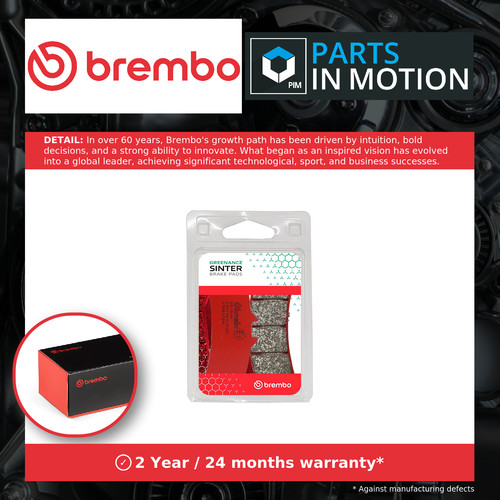 Motorcycle brake pads - brake, set