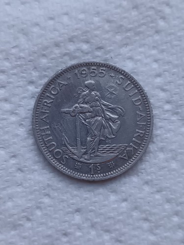 1955 south african coin - south,