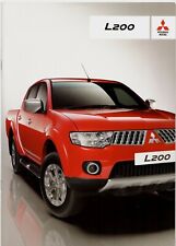 Mitsubishi L200 Pick-Up 2011-12 UK Market Sales Brochure Single Club Double Cab