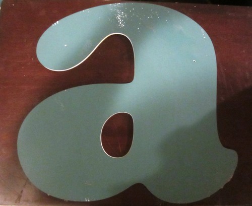 Large plastic letters indoor - plastic,
