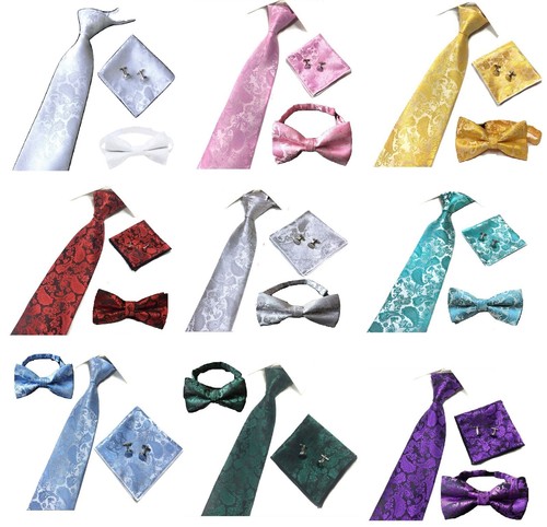 Woven paisley jacquard tie - jacquard, +