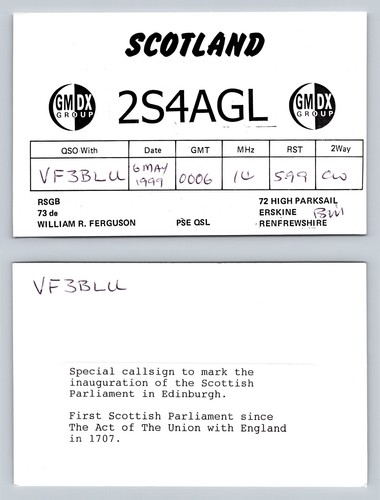 Ham radio qsl qso postcard - ham,