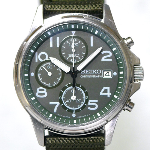 Seiko chronograph 7t92 0880 - seiko, 7t92-0880