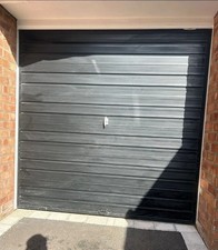 Henderson Up And Over Manual Canopy SINGLE Garage Door With Lock Key & Fittings
