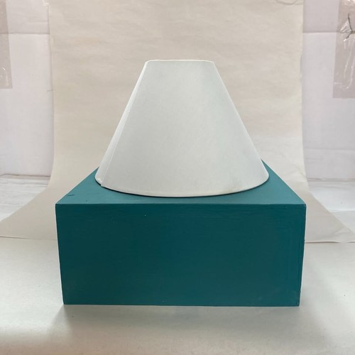White coolie shade - 8",