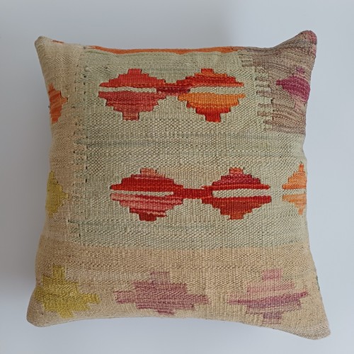 Afghan handmade cushion cover - cushion,