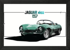 Jaguar XKSS Framed Wall Art