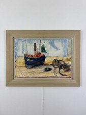 Joan Warburton Drawing Of ‘Earl Of Arran’, Initialed And Dated 1995