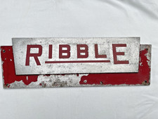 RIBBLE MOTOR SERVICES BUS COACH RADIATOR PLATE BADGE