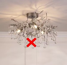 Laura Ashley Willow Semi Flush