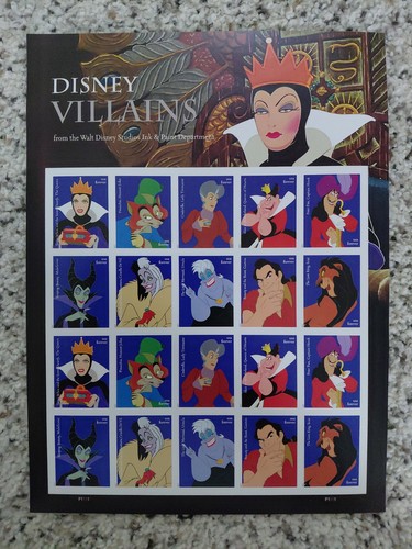2017 usps disney villains - usps,