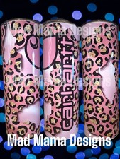 Pink gold leopard print 20 oz
