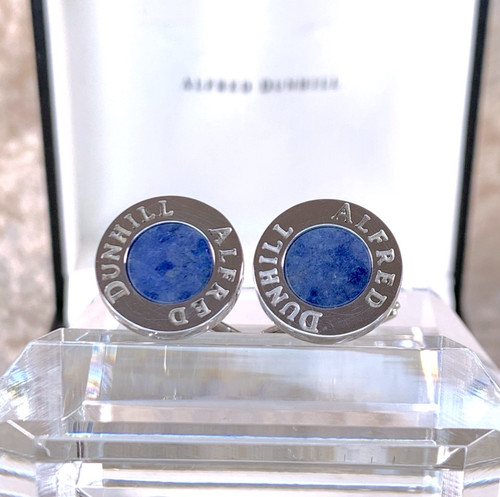 Alfred dunhill cufflinks blue - dunhill,