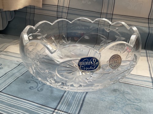 Bohemia crystal bowl - bohemia,
