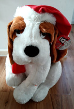 Telitoy Jumbo Singing Christmas Dog Toy 22 Inch Xmas Display