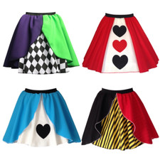 Women's Alice Wonderland Costume MAD HATTER / QUEEN OF HEARTS / Fancy Dress