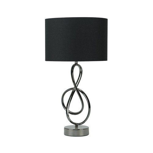 50cm black clef - design, metal