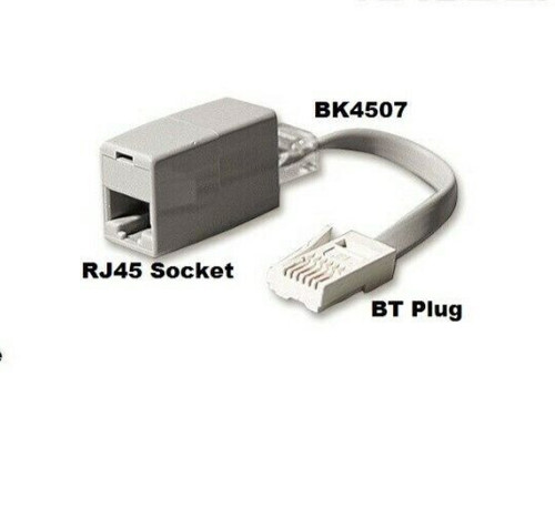 Rj45 rj11 plug socket adapter - rj45,