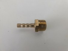 1/4" BSP to 4mm Brass Barb Straight Hose Connector