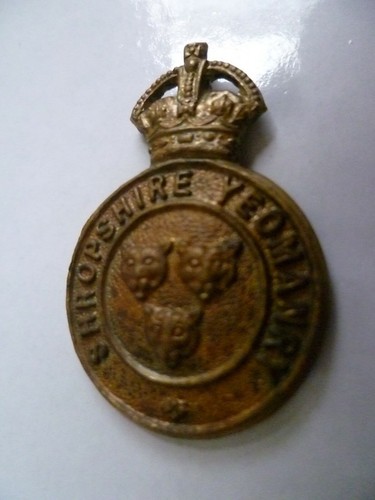 Ww1 shropshire yeomanry - ww1, cap
