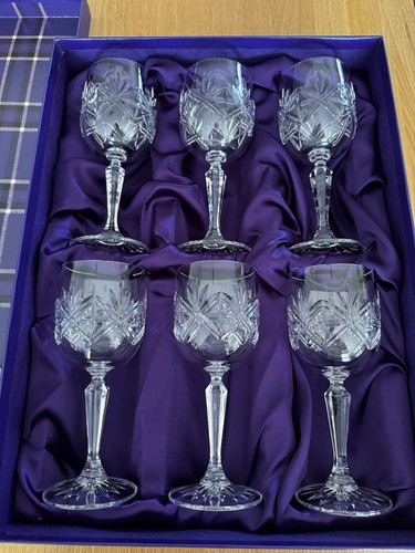 Edinburgh crystal wine glasses - wine,