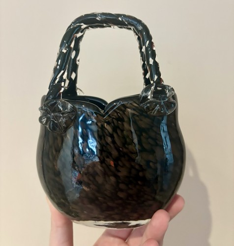 Vintage hand blown glass - hand-blown,