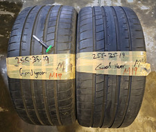 2x 255/35R19 Goodyear Eagle F1 Asym 3*  95Y  RSC  5mm Tread  2553519 RUNFLAT
