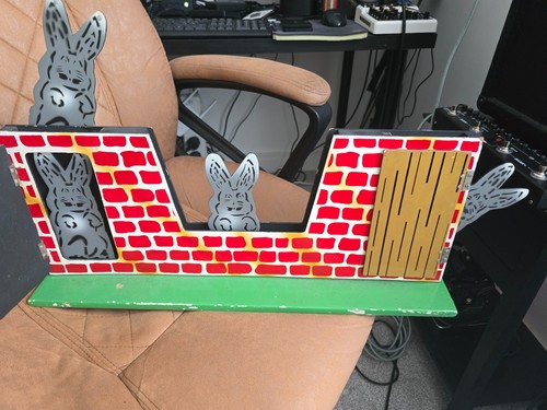 Run rabbit brick wall - run,