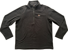 Lowe Alpine Mens Quarter Zip Micro Fleece Pullover Base Layer Jumper, Black, L