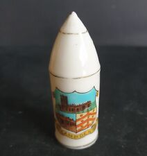 WW1 British Crested China Model of an Artillery Shell with The Campden Crest