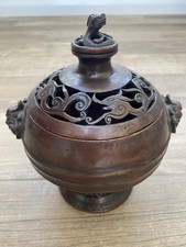 Vintage Chinese Bronze Censer with Xuande Mark