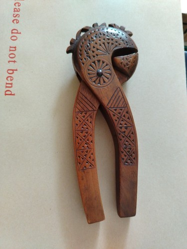 Treen wooden nutcrackers - treen,