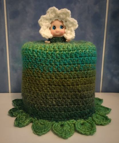 Handmade crochet baby doll - handmade,