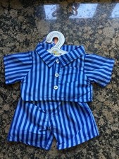 Build A Bear Pjs Blue Striped